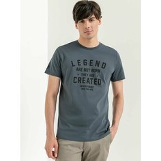 Футболка BeGood, размер 58, графит