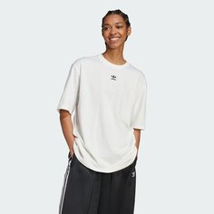Футболка adidas Originals Essentials Boyfriend, размер 38 GER, белый