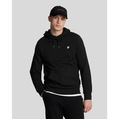 Худи Lyle & Scott Diagonal Weave French Terry Hoodie, размер L, , черный