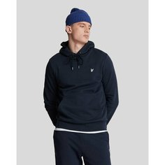 Худи Lyle & Scott Diagonal Weave French Terry Hoodie, размер M, , синий
