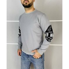 Свитшот размер 56, , серый Habille