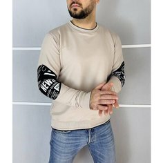 Свитшот размер 56, , бежевый Habille