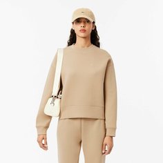 Свитшот LACOSTE, размер T38, , бежевый, бежевый