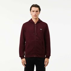Толстовка LACOSTE, размер T5, , бордовый, бордовый