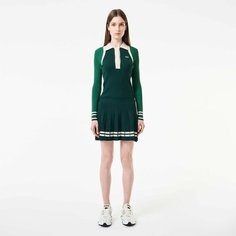 Платье LACOSTE Осень-зима 2024, размер T40, зелeный