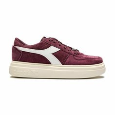 Кеды Diadora Осень-зима 2024, размер 5.5, бордовый