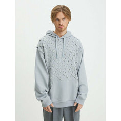 Худи Versace Jeans Couture, размер M, , светло-серый