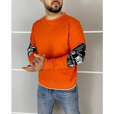 Свитшот размер 50, , оранжевый Habille