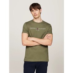 Футболка TOMMY HILFIGER, размер M, зеленый