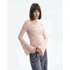 Лонгслив Gloria Jeans, размер XL (52-54), , светло-розовый
