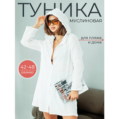Туника Fabrika Tekstilya, размер 42, белый