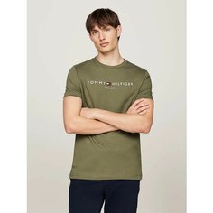 Футболка TOMMY HILFIGER, размер L, зеленый