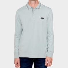 Лонгслив CALVIN KLEIN, размер L, , голубой