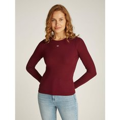 Лонгслив Tommy Jeans, размер S, , красный