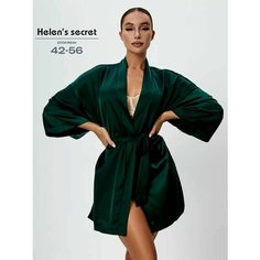 Халат Helens secret Кимоно, размер 54-56, зелeный