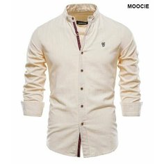 Рубашка MOOCIE, размер 5XL, хаки