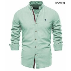 Рубашка MOOCIE, размер 4XL, светло-зеленый
