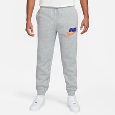 Брюки спортивные NIKE Club, размер M, серый