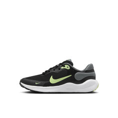 Кроссовки NIKE Revolution 7, размер 4.5Y US, черный/белый/зеленый