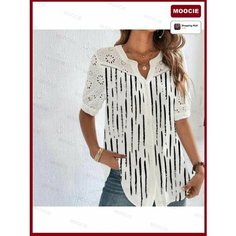 Блуза , размер 44, черный Нет бренда