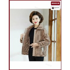 Шуба MOOCIE, размер 4XL, хаки