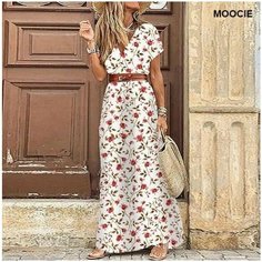 Платье MOOCIE Весна-лето 2024, размер XL, белый