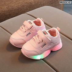Кроссовки MOOCIE Легкая и дышащая детская спортивная обувь, размер INT 27, розовый