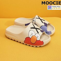 Шлепанцы MOOCIE, размер Длина стельки 245 мм, белый-красный