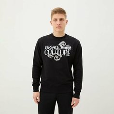 Свитшот Versace Jeans Couture, размер XS, , черный