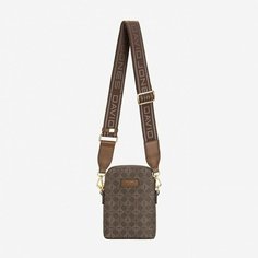Сумка кросс-боди DAVID JONES, фактура зернистая, коричневый