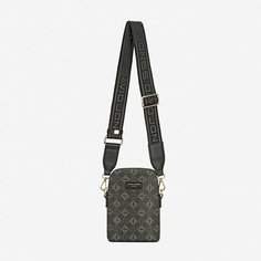 Сумка кросс-боди DAVID JONES, фактура зернистая, черный