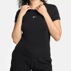 Футболка NIKE Sportswear Chill Knit, размер 52-54, черный