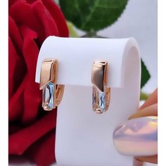 Серьги, фианит, искусственный камень Нет бренда