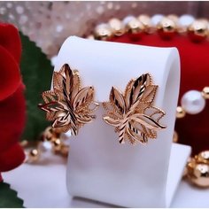 Серьги, фианит, искусственный камень, золотой Нет бренда