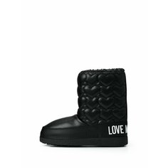 Сапоги LOVE MOSCHINO, размер 37.5, черный