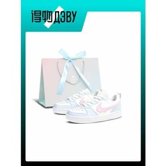 Кроссовки NIKE, размер EU 35.5 стопа (22.5CM), pink/blue