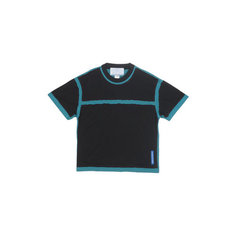 Футболка Jungles Jungles Panel Mesh Turquoise, размер M, black