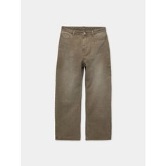 Джинсы широкие coor Wide Leg Garment, размер S, коричневый