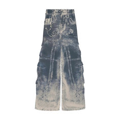 Джинсы клеш NO/FAITH STUDIOS Whats In My Pocket Denim Used, размер XL, голубой