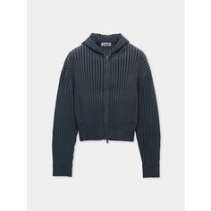 Кардиган coor Piece Dyed Rib Knit, размер M, , синий