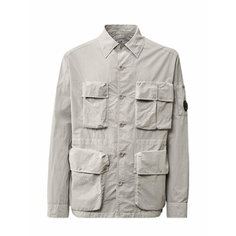 Рубашка C.P. COMPANY Nylon Utility Overshirt, размер XL, серый