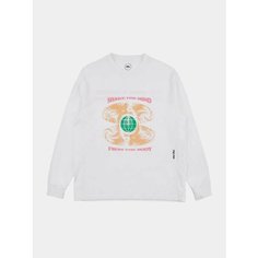 Лонгслив ACMH, размер M, , off-white