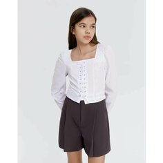 Блуза Gloria Jeans, размер XS/158-164, белый