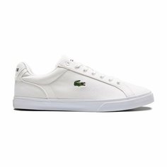 Кеды LACOSTE Осень-зима 2024, размер 10.5, белый