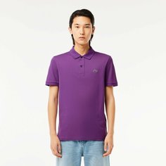 Поло LACOSTE, размер T3, фиолетовый