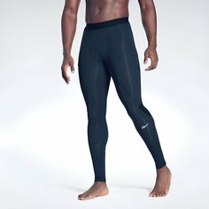 Тайтсы Reebok TS Compression, размер XL, 00086 темно-синий