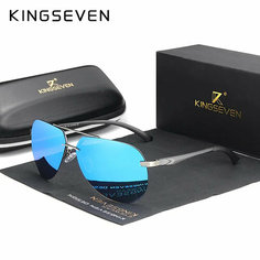 Солнцезащитные очки KINGSEVEN, сине-серый