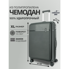 Чемодан , 106 л, размер L, черный Chemodan 360