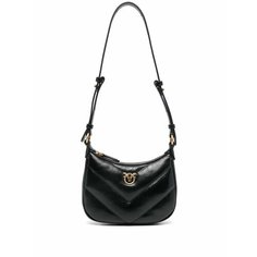 Сумка Pinko Half Moon, черный