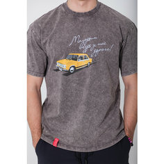 Футболка Вольный 25 ЖИГУЛИ, варенка, 1 шт., размер S, серый